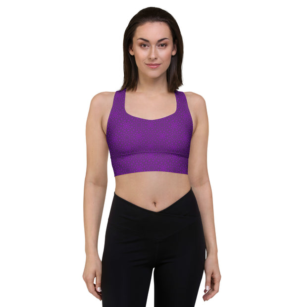 HESTIA DELUXE SPORTS BRA - VIOLET