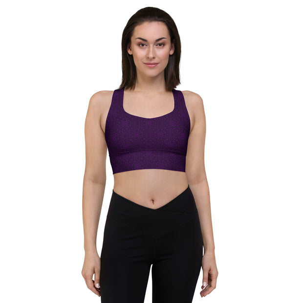 HESTIA DELUXE SPORTS BRA - DARK VIOLET