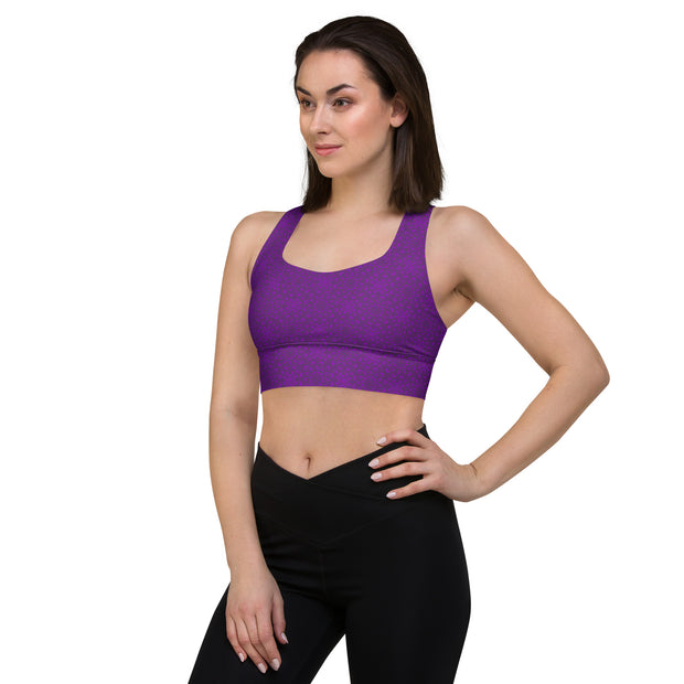 HESTIA DELUXE SPORTS BRA - VIOLET