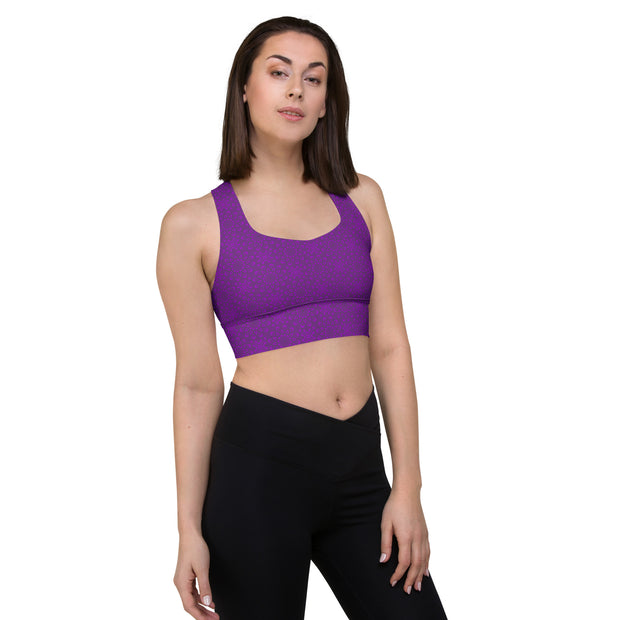 HESTIA DELUXE SPORTS BRA - VIOLET