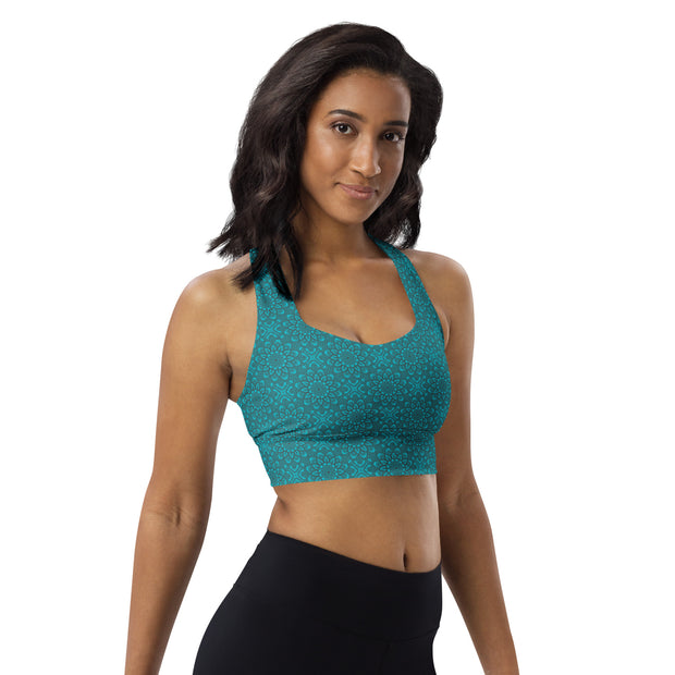 HESTIA DELUXE SPORTS BRA - SKY BLUE