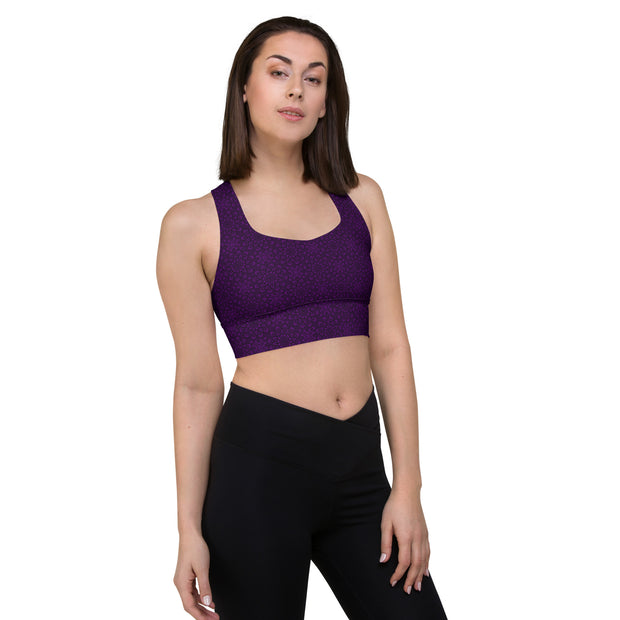 HESTIA DELUXE SPORTS BRA - DARK VIOLET