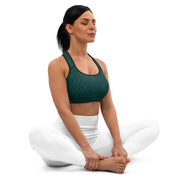 HESTIA COMPRESS SPORTS BRA - EMERALD GREEN