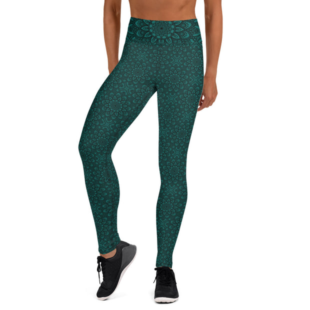 HESTIA LEGGINGS - EMERALD GREEN