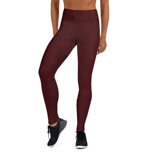 HESTIA LEGGINGS - RED JAM