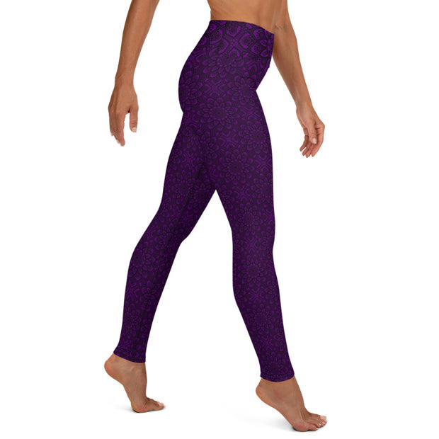 HESTIA LEGGINGS - DARK VIOLET