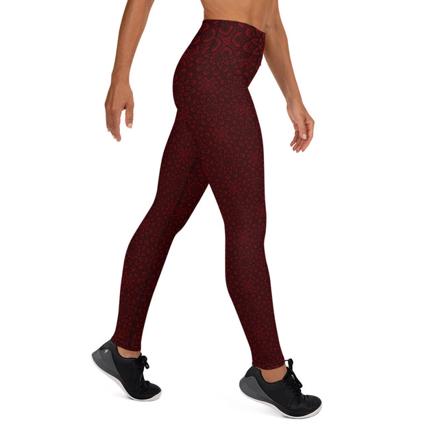 HESTIA LEGGINGS - RED JAM