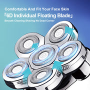Professional 6 Blades Digital Display Shaver